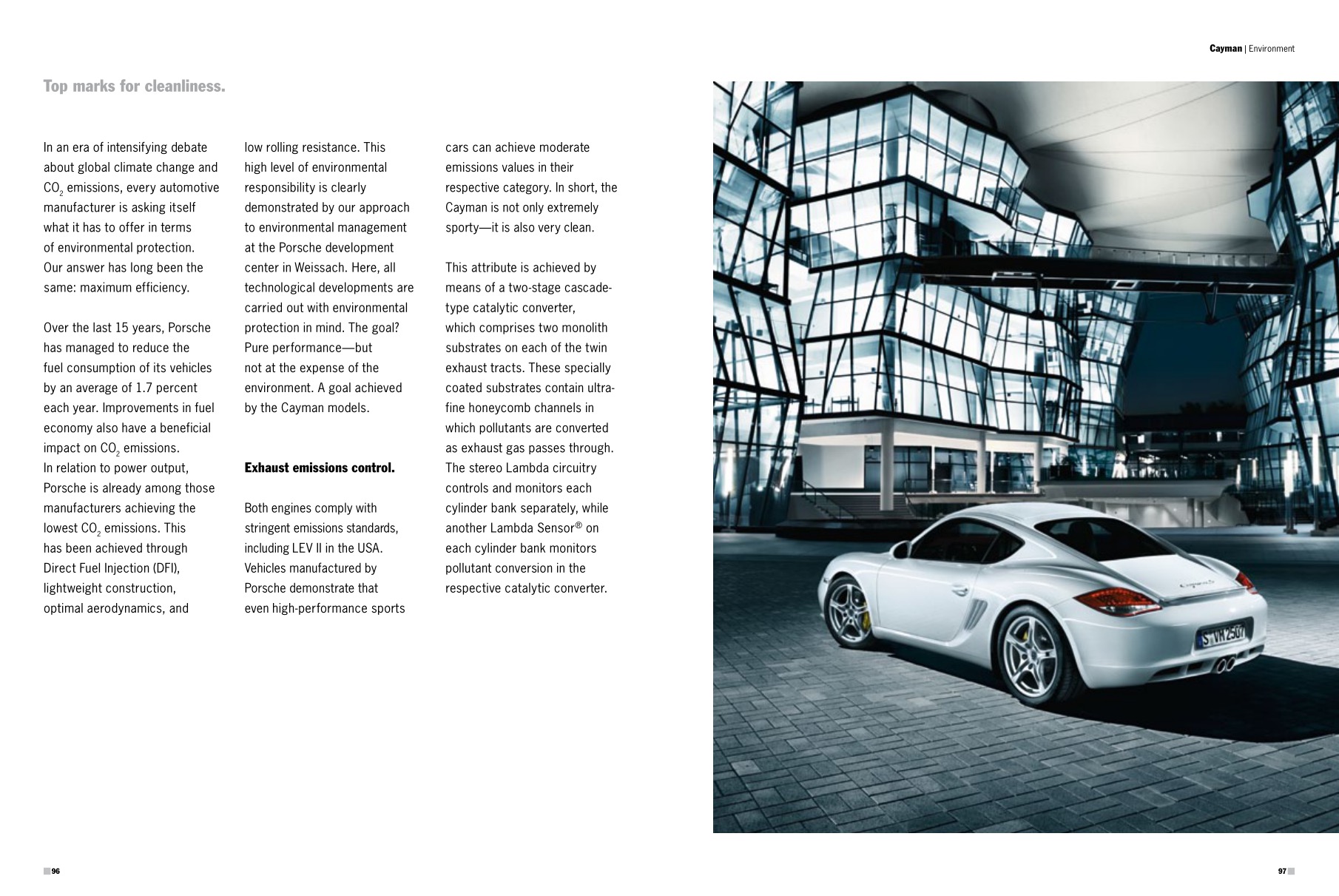 2012 Porsche Cayman Brochure Page 42